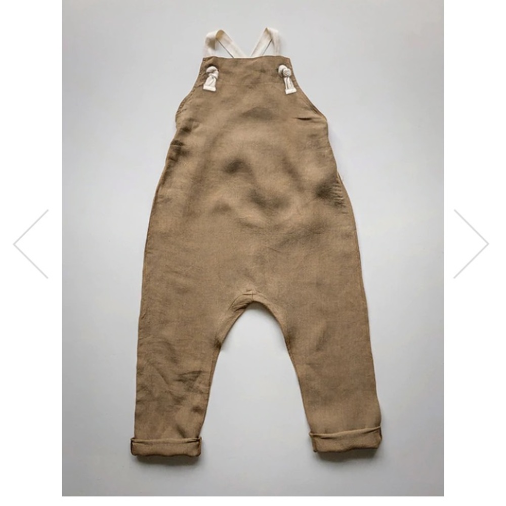 The Simple Folk Co linen overall.